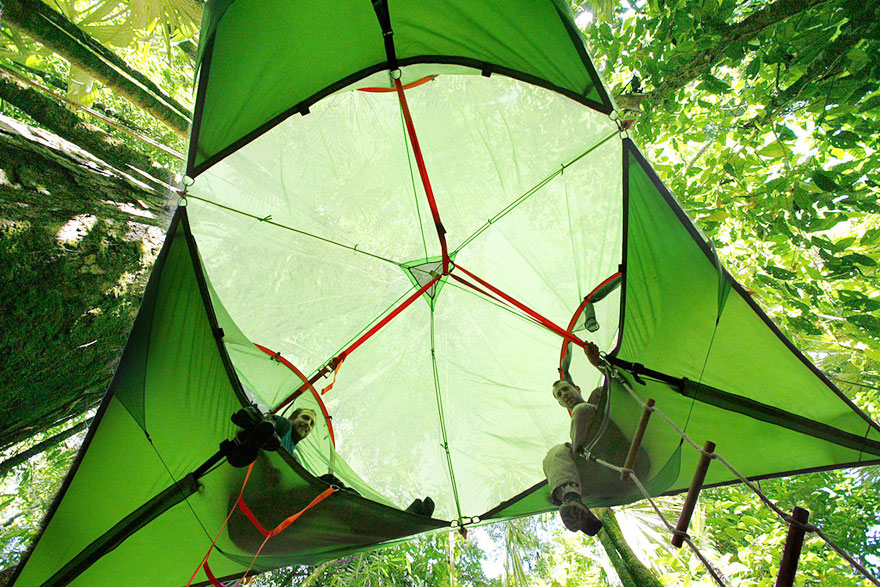 Новые модели подвесных палаток для отдыха среди деревьев-21