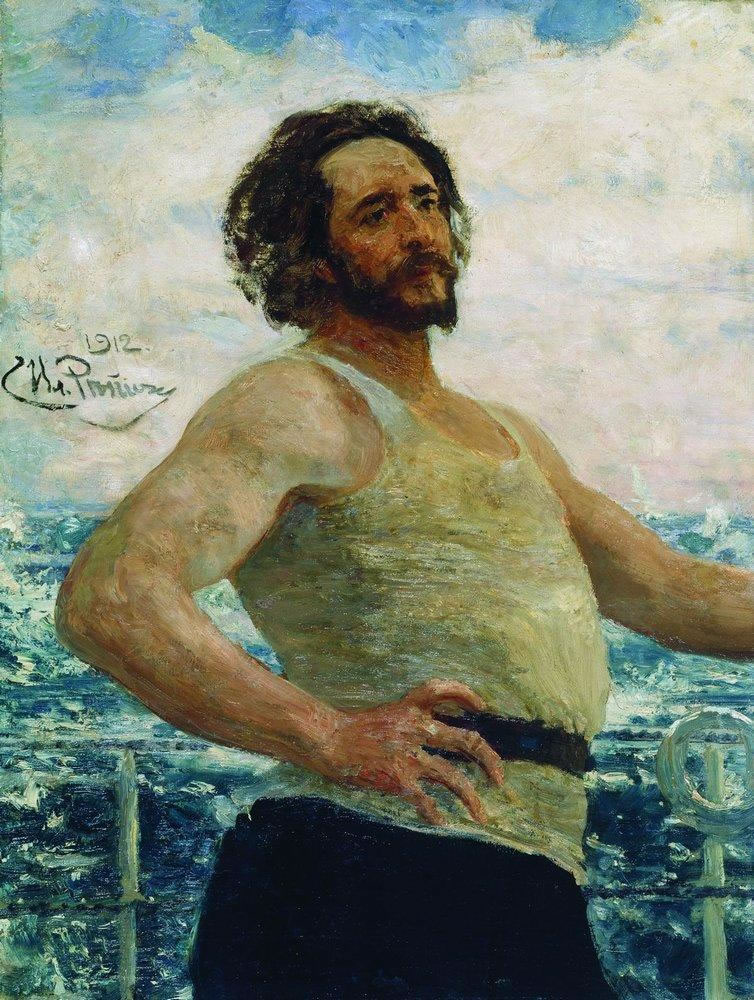Ilia Efimovich Repin muzhskoi portret