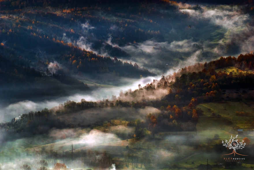 Раннее утро в трансильванских горах - потрясающие пейзажные фотографии