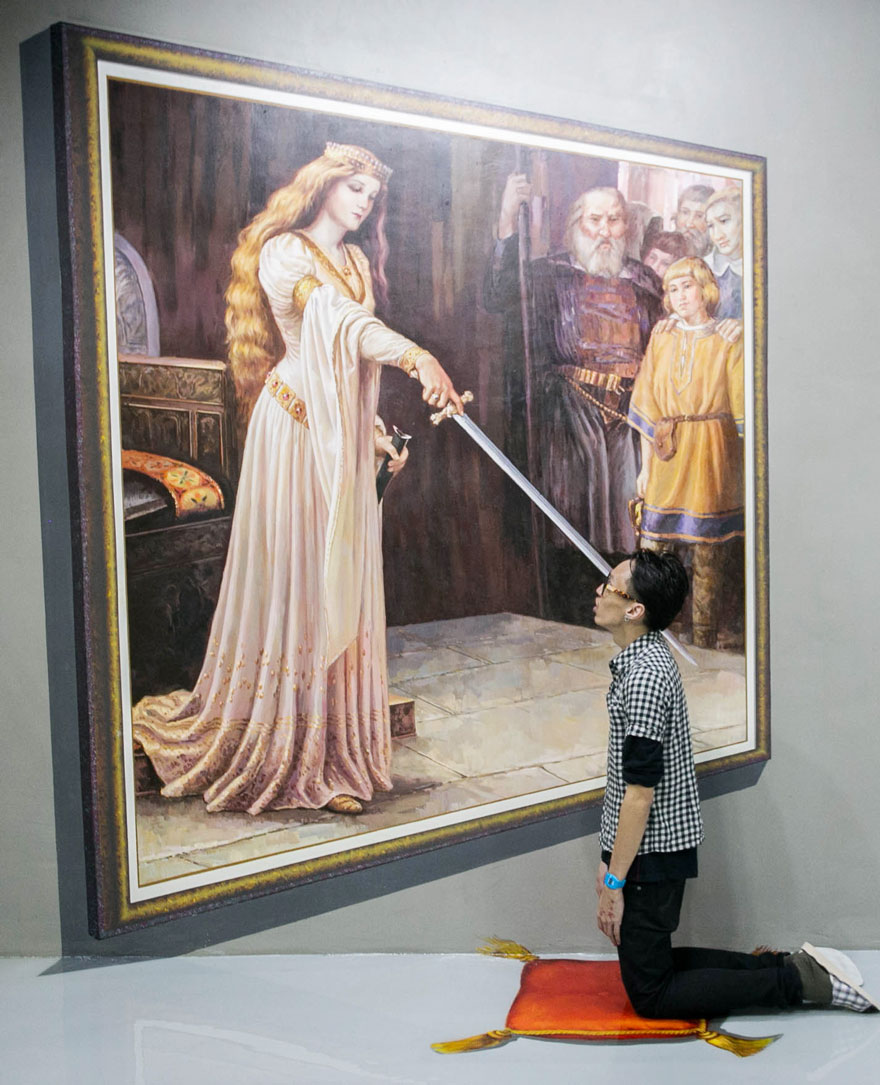 В филиппинском музее 3D искусства каждый может стать частью картины-8