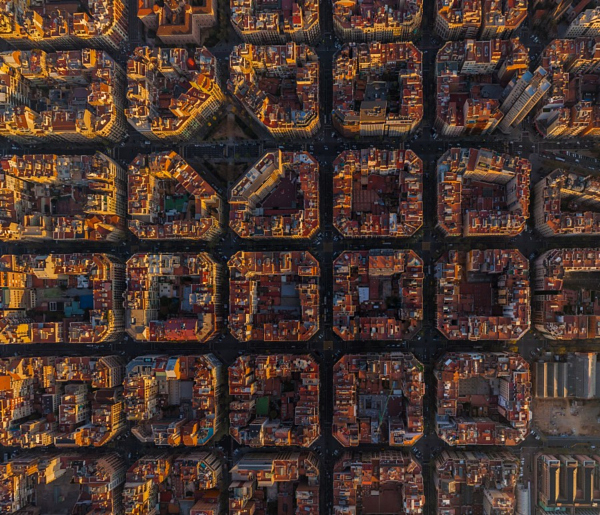 Photograph Cells of Barcelona, Spain by AirPano on 500px