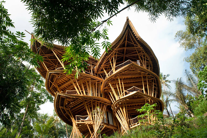 Дизайнер оставила успешную карьеру и решила строить бамбуковые дома