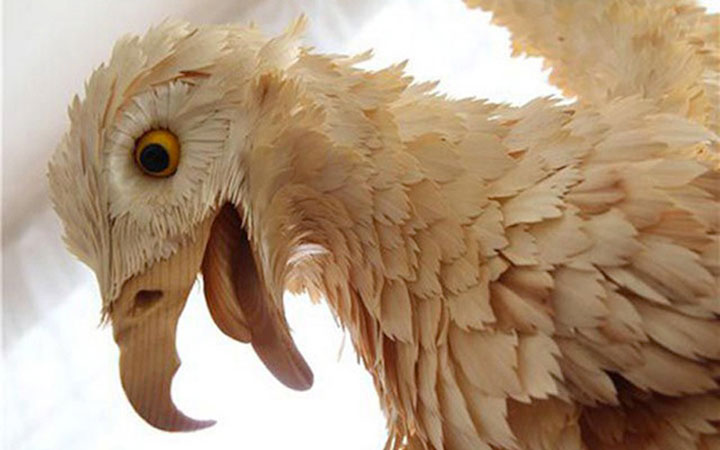 Потрясающие и реалистичные скульптуры животных из сибирского кедра - 6