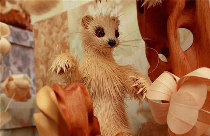 Потрясающие и реалистичные скульптуры животных из сибирского кедра - 11