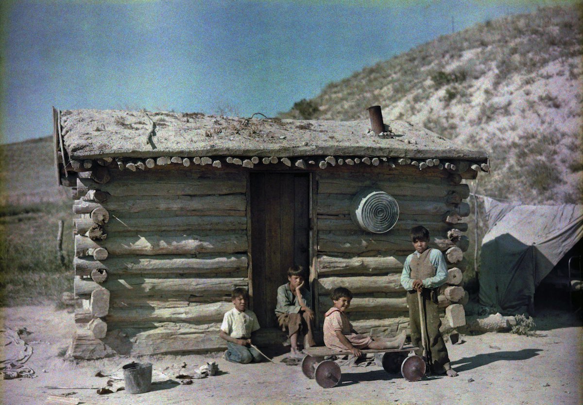 США в начале ХХ века - 50 цветных автохромных фотографий - 29