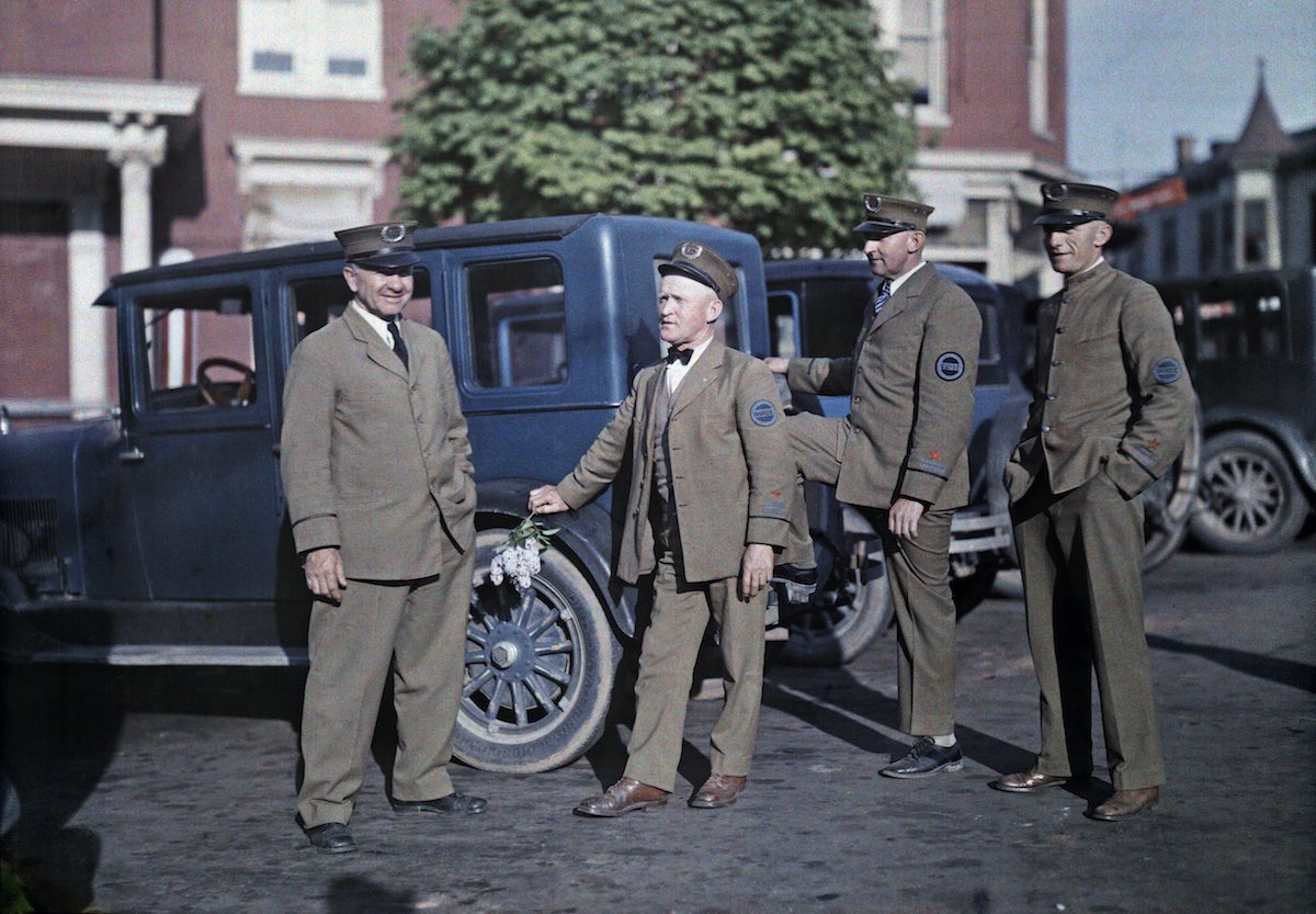 США в начале ХХ века - 50 цветных автохромных фотографий - 37