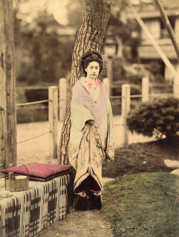 Самураи и гейши: цветные фотографии Японии 1865 года