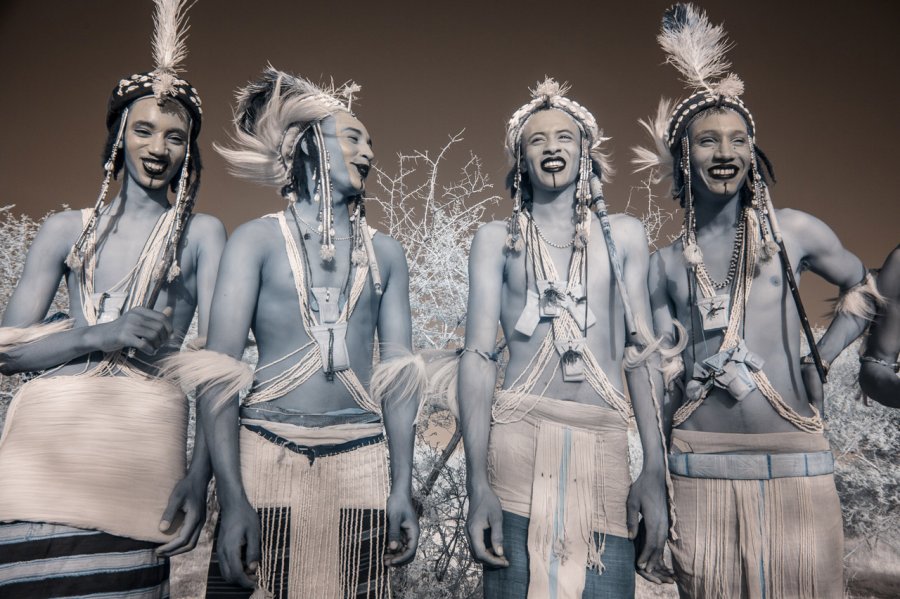 Кочевые племена Нигера в инфракрасных фотографиях Терри Голд-2