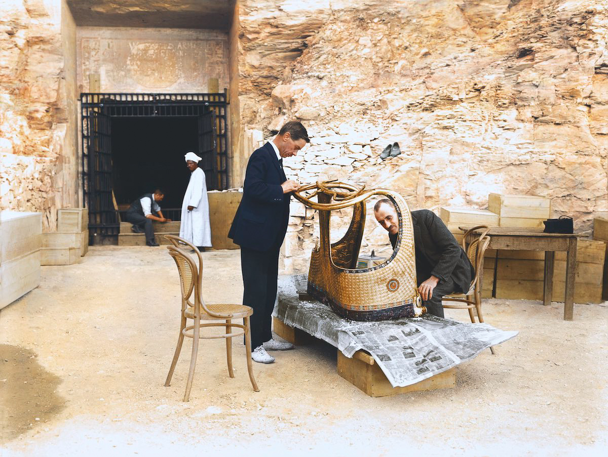 Otkrytie grobnitsy Tutanhamona foto 13