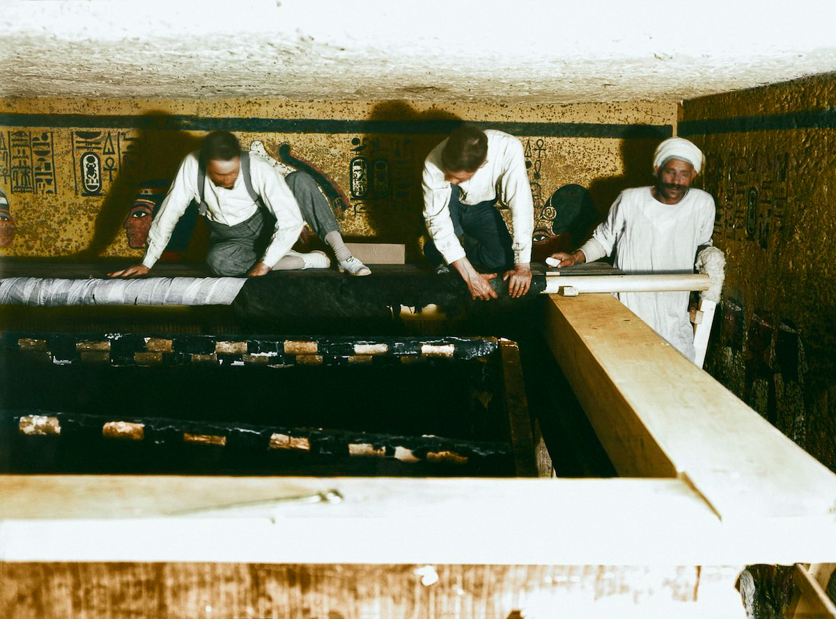 Otkrytie grobnitsy Tutanhamona foto 17