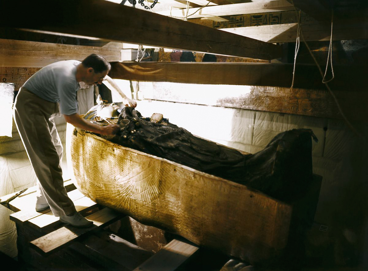 Otkrytie grobnitsy Tutanhamona foto 19