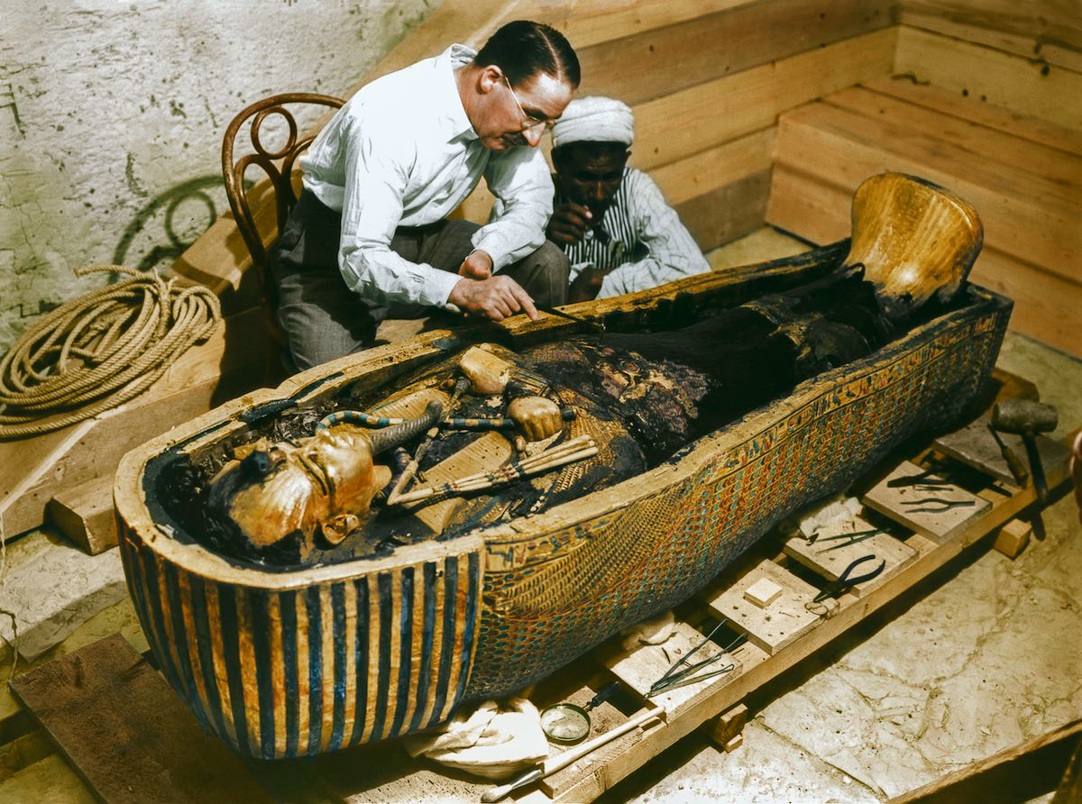 Otkrytie grobnitsy Tutanhamona foto 20