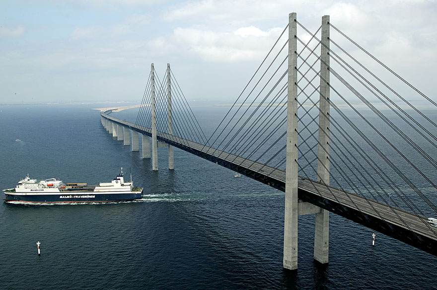 Колоссальный Эресуннский мост превращается в подводный тоннель, чтобы соединить Данию и Швецию-4