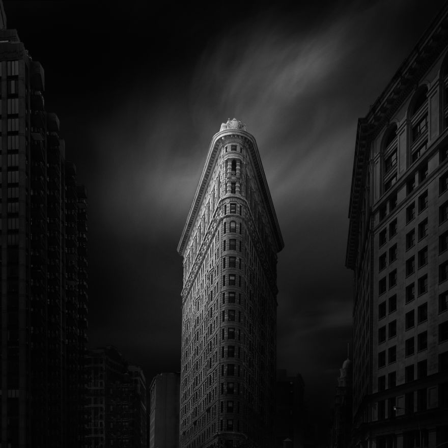 Знаменитые достопримечательности Нью-Йорка в чёрно-белых фотографиях Денниса Рамоса