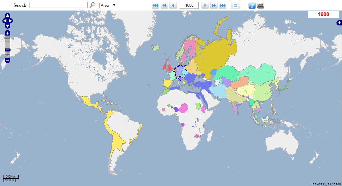 Эта интерактивная карта мира показывает, как изменялись границы государствпоследние 5 тысяч лет