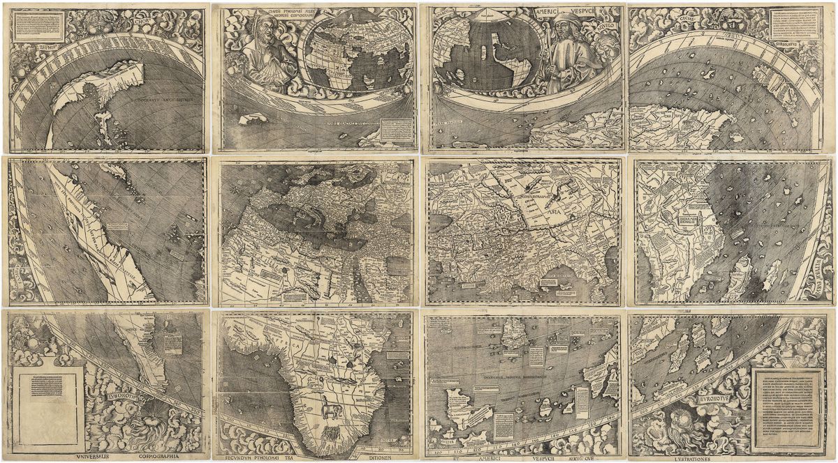 Карта Вальдземюллера 1507 года, в которой открыли «Америку» 2