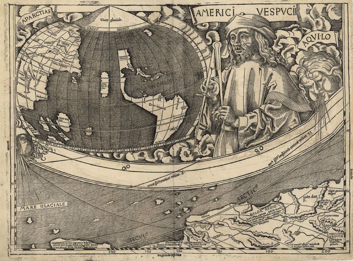 Карта Вальдземюллера 1507 года, в которой открыли «Америку» 5
