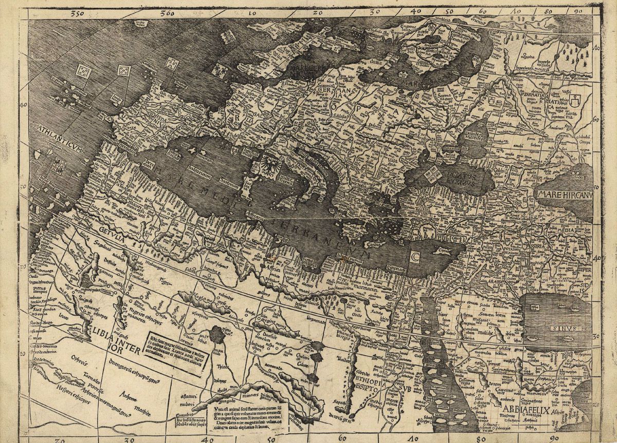 Карта Вальдземюллера 1507 года, в которой открыли «Америку» 8