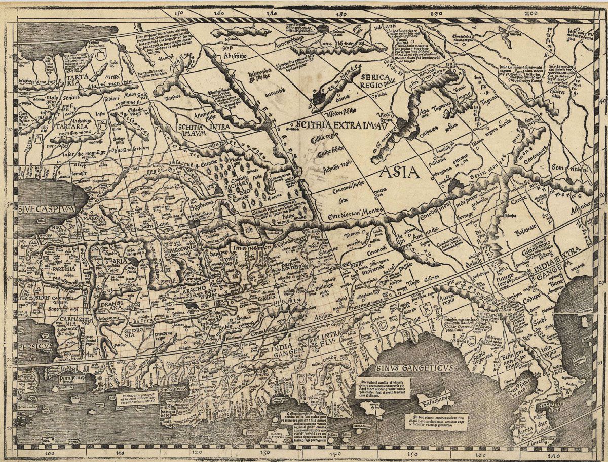 Карта Вальдземюллера 1507 года, в которой открыли «Америку» 9