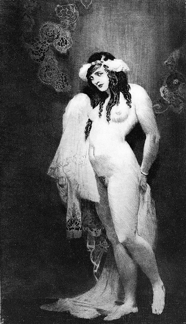 Прелестные нимфы, козлоногие обольстители и демоны в картинах Нормана Линдсея 45