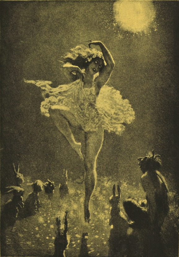 Прелестные нимфы, козлоногие обольстители и демоны в картинах Нормана Линдсея 48