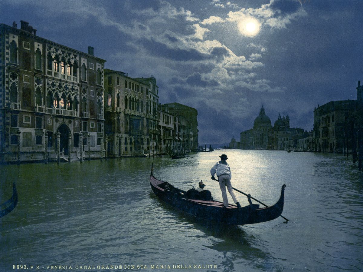 Венеция в цветных открытках 1890 года 1