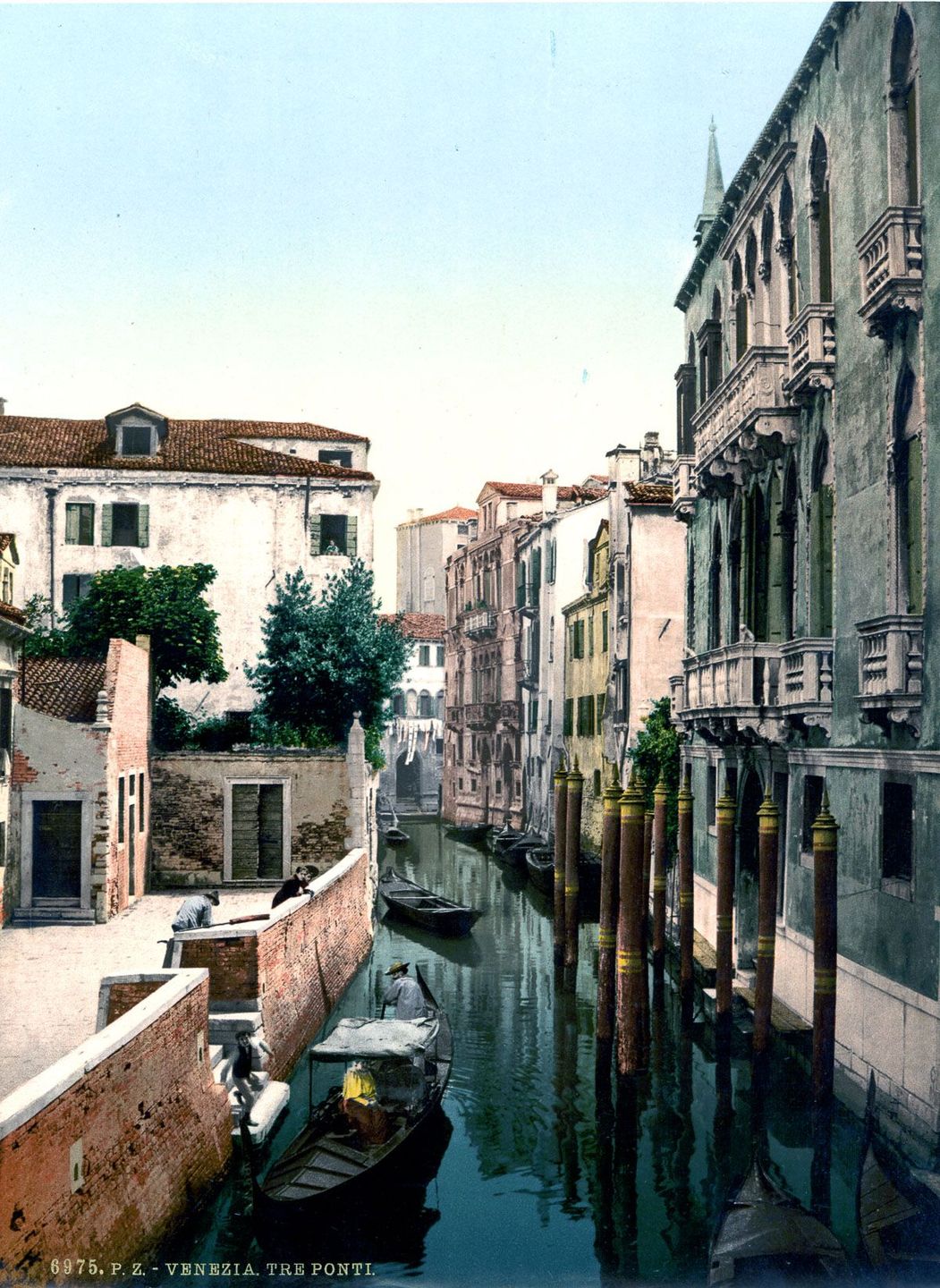 Венеция в цветных открытках 1890 года 12