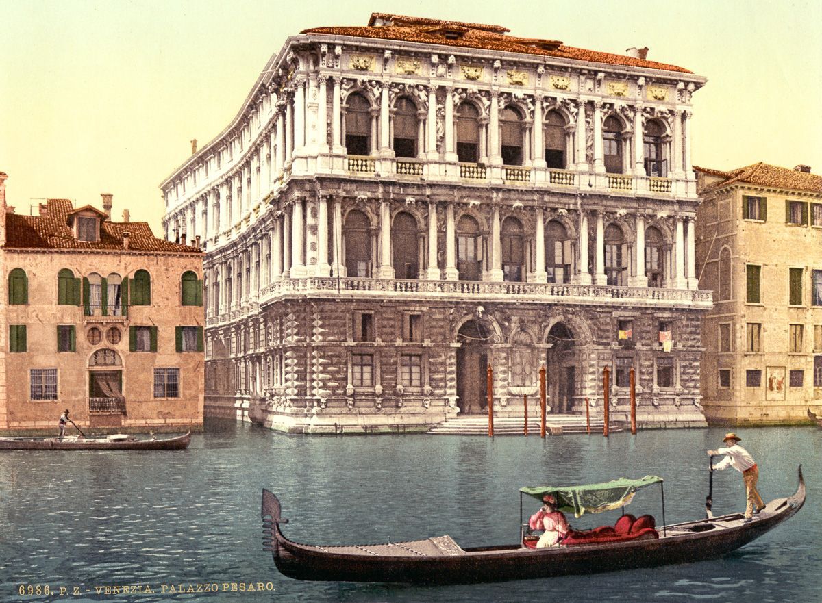 Венеция в цветных открытках 1890 года 14