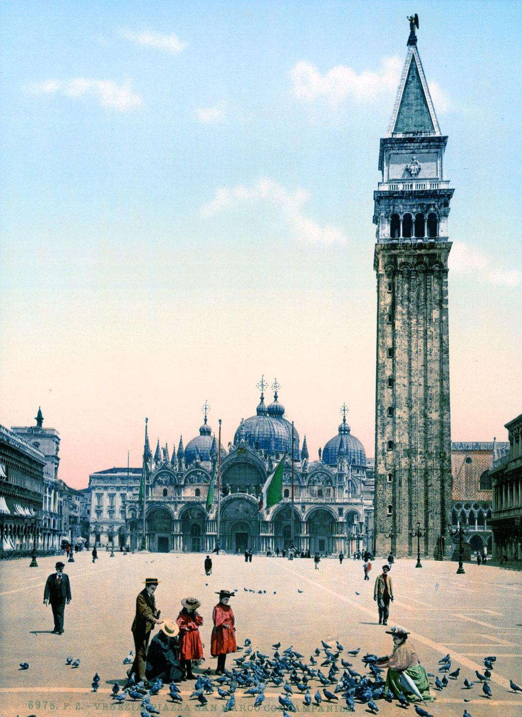 Венеция в цветных открытках 1890 года 19