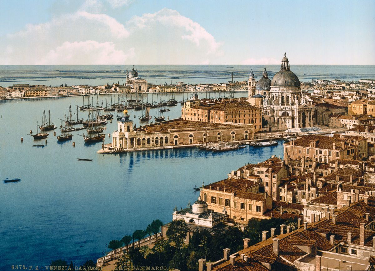 Венеция в цветных открытках 1890 года 2