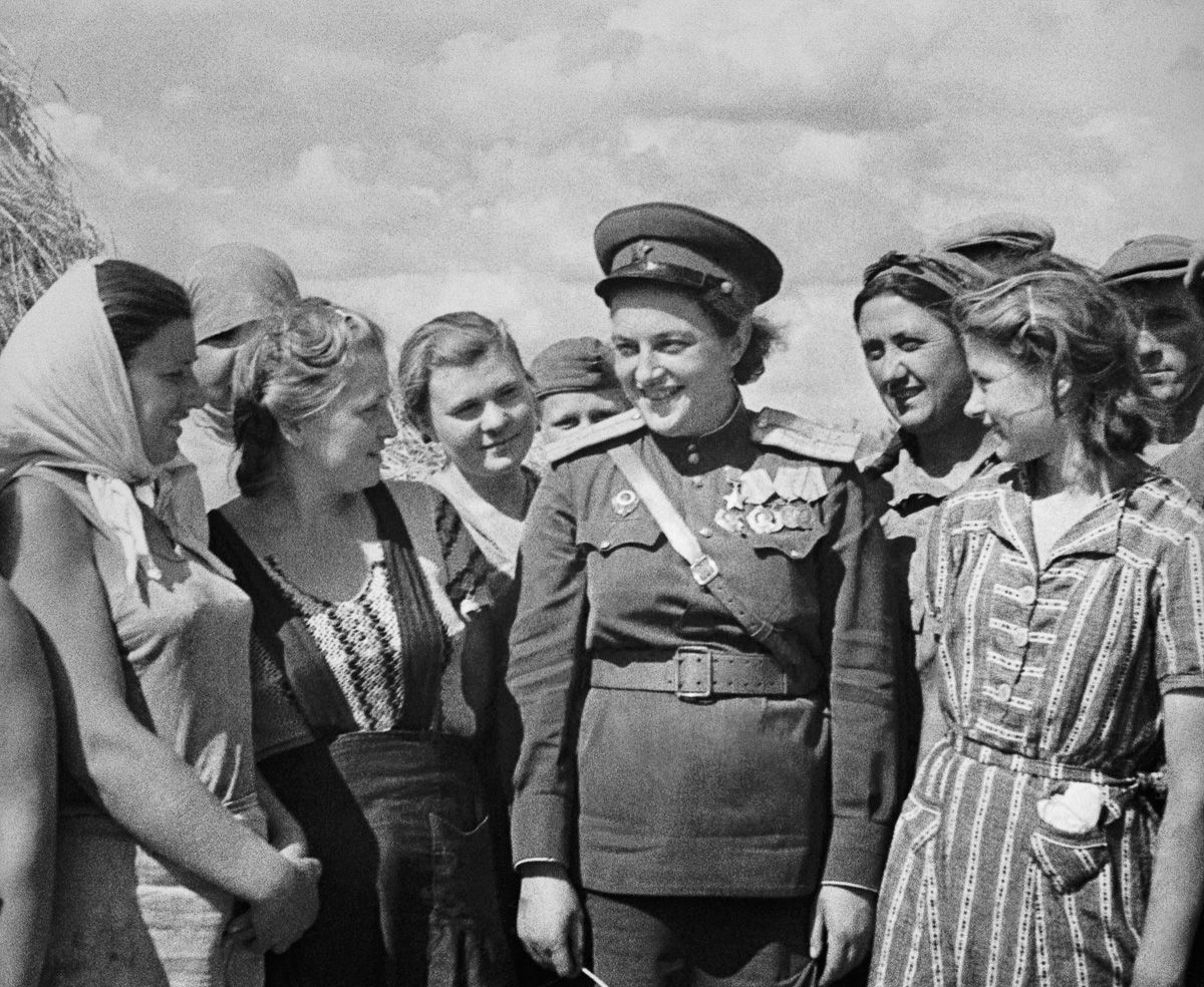 Советские женщины-снайперы  16