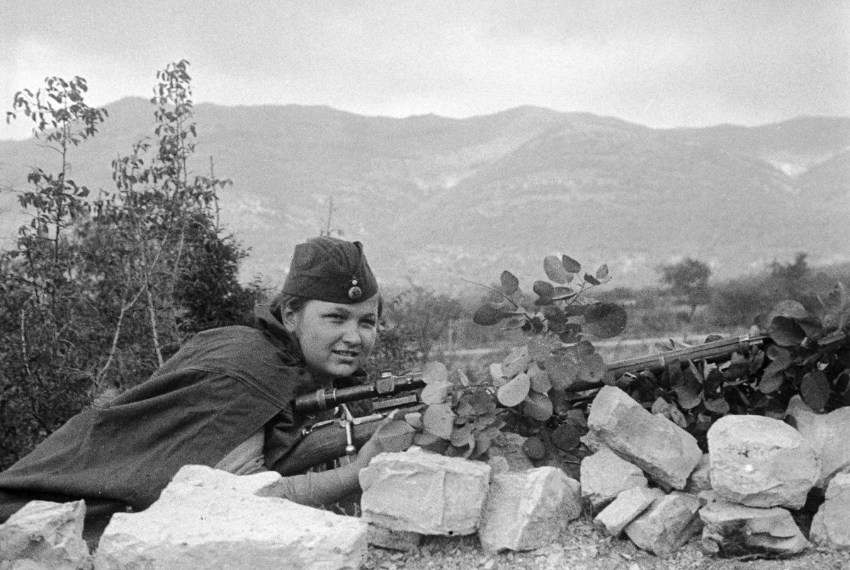 Советские женщины-снайперы  3