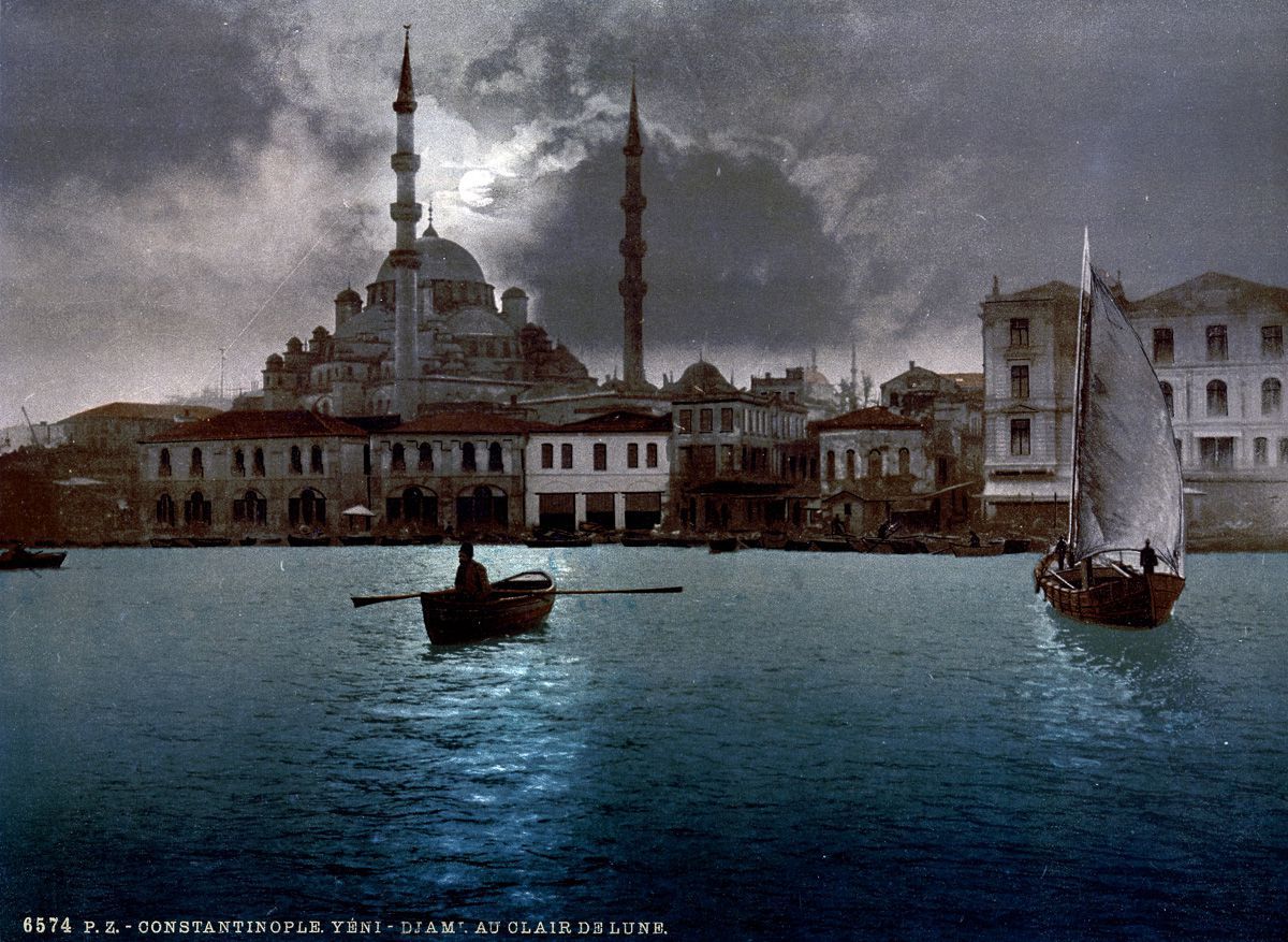 Цветные открытки Константинополя 1