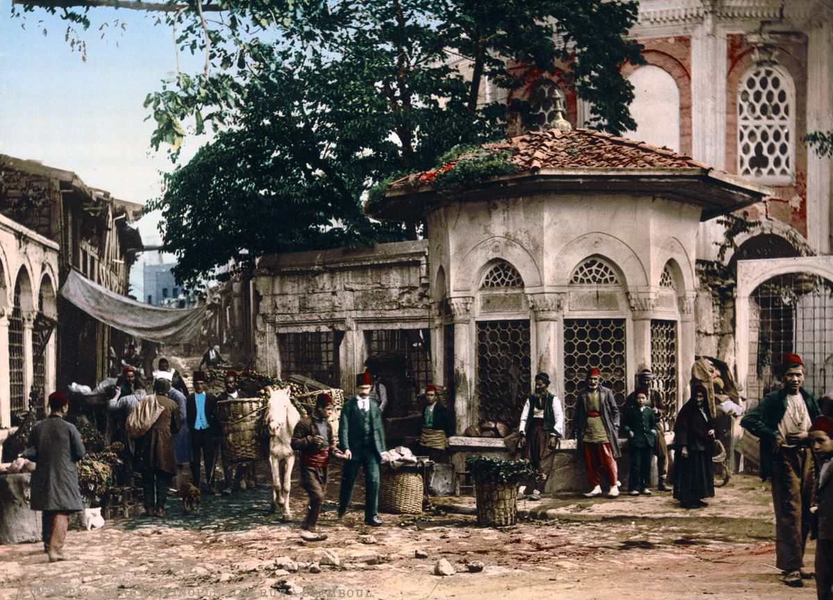 Цветные открытки Константинополя 15