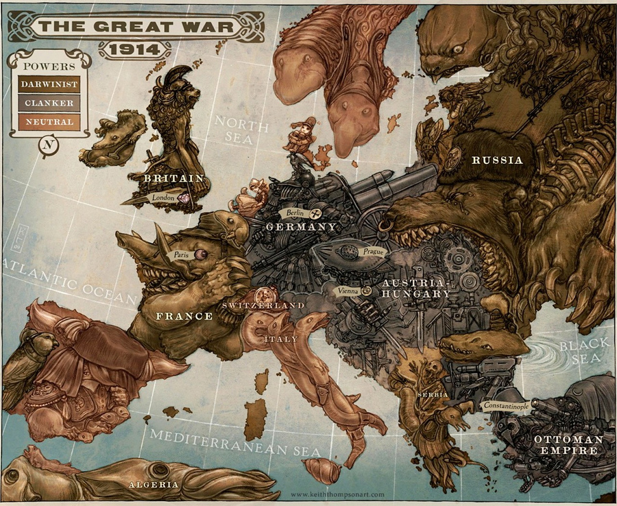 символические карты Европы 17