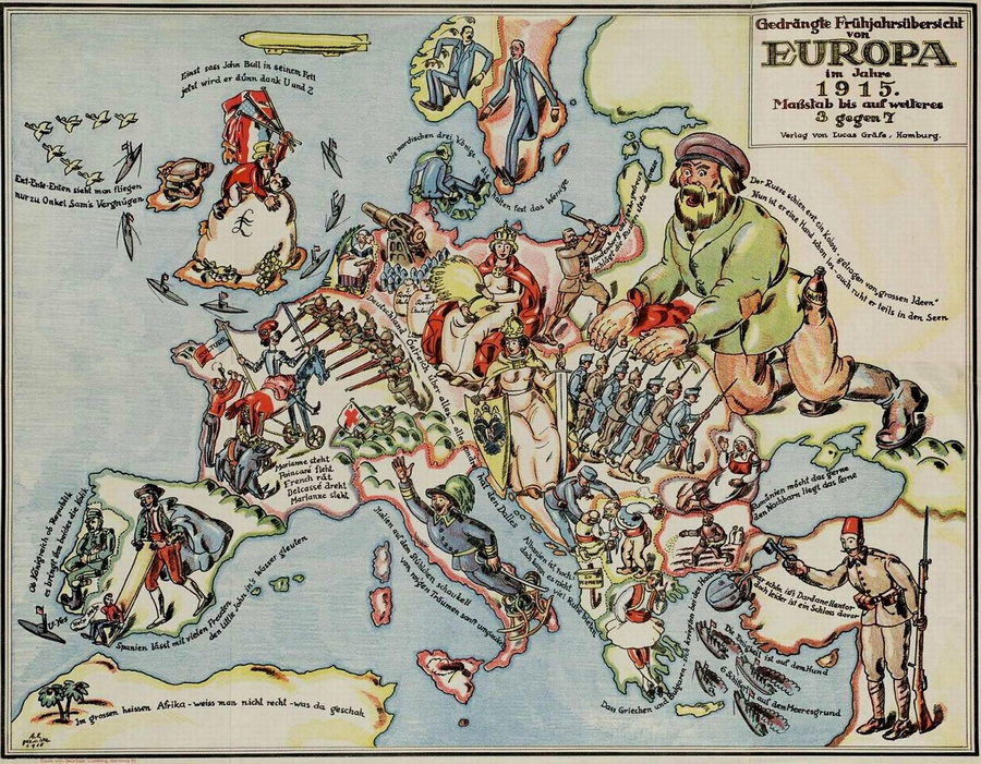 символические карты Европы 25