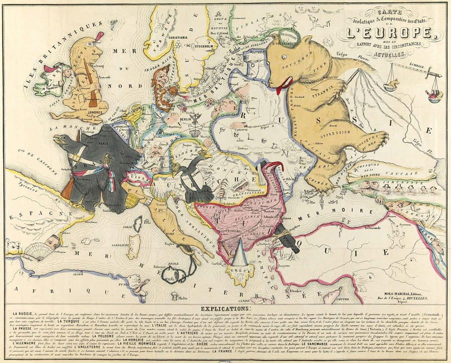 символические карты Европы 3