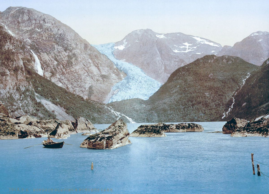 Старинные цветные открытки Норвегии 28