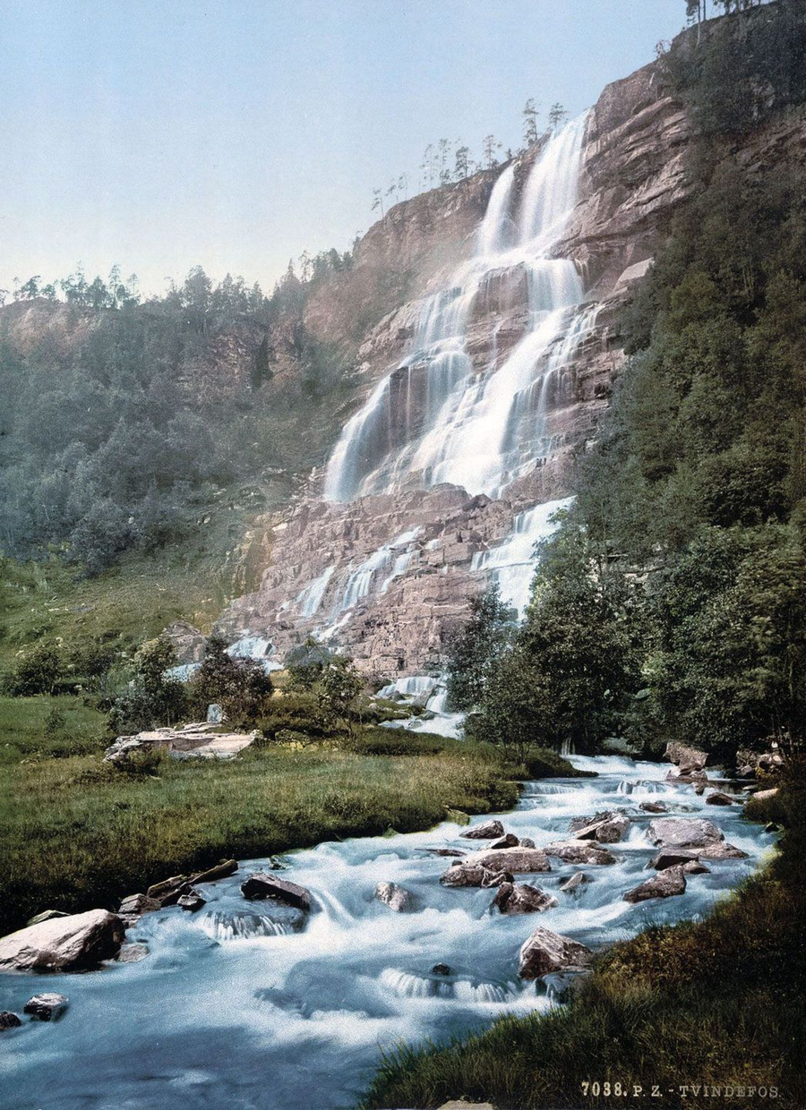 Старинные цветные открытки Норвегии 31