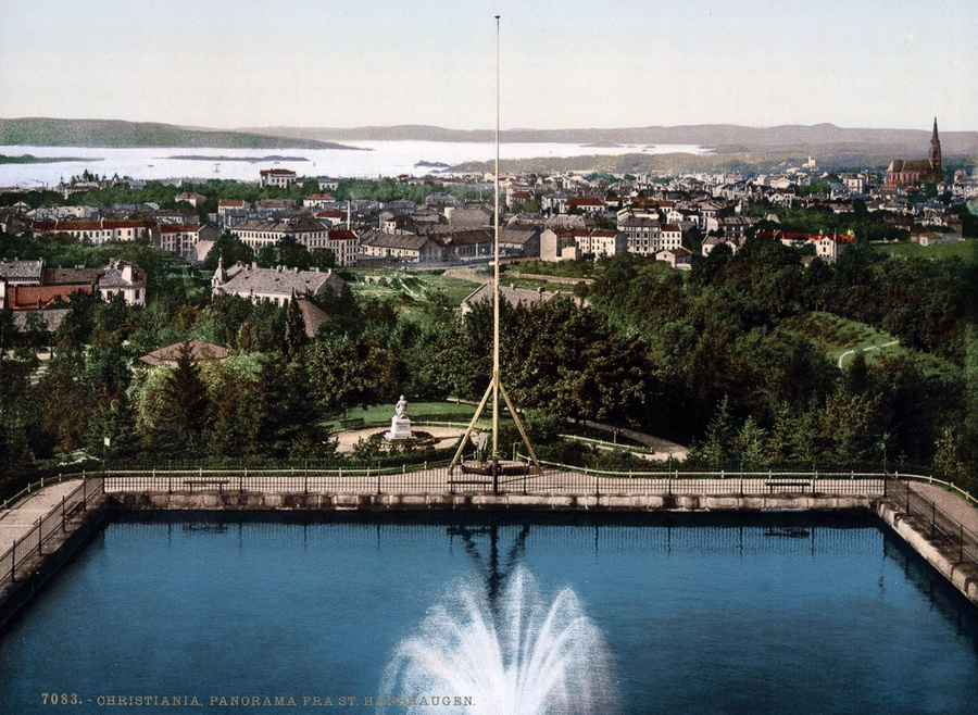 Старинные цветные открытки Норвегии 4