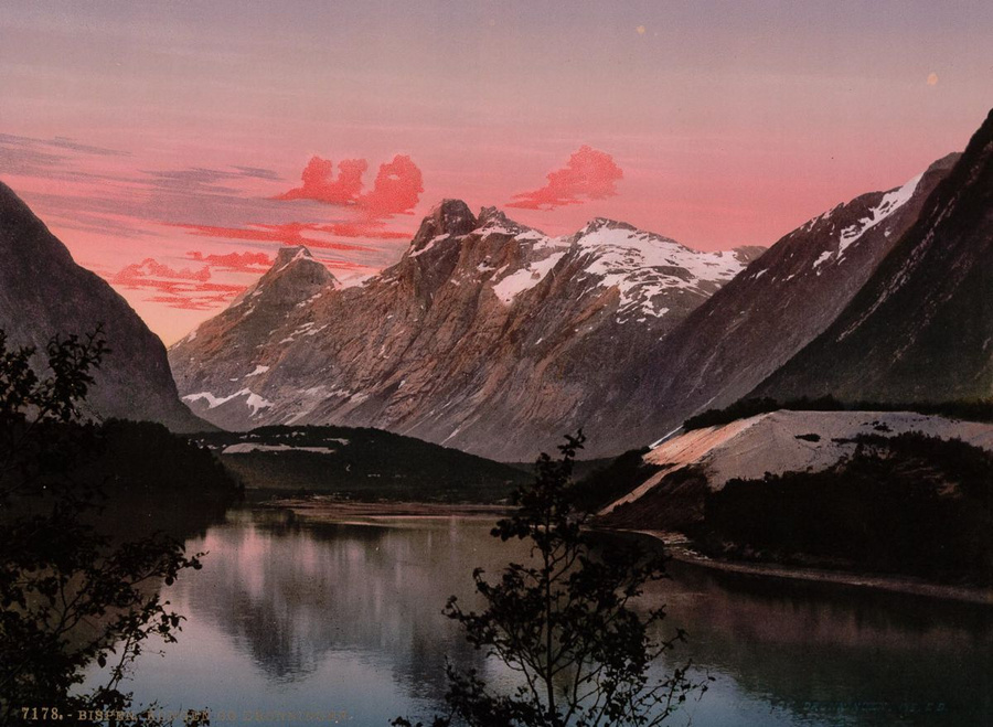 Старинные цветные открытки Норвегии 6
