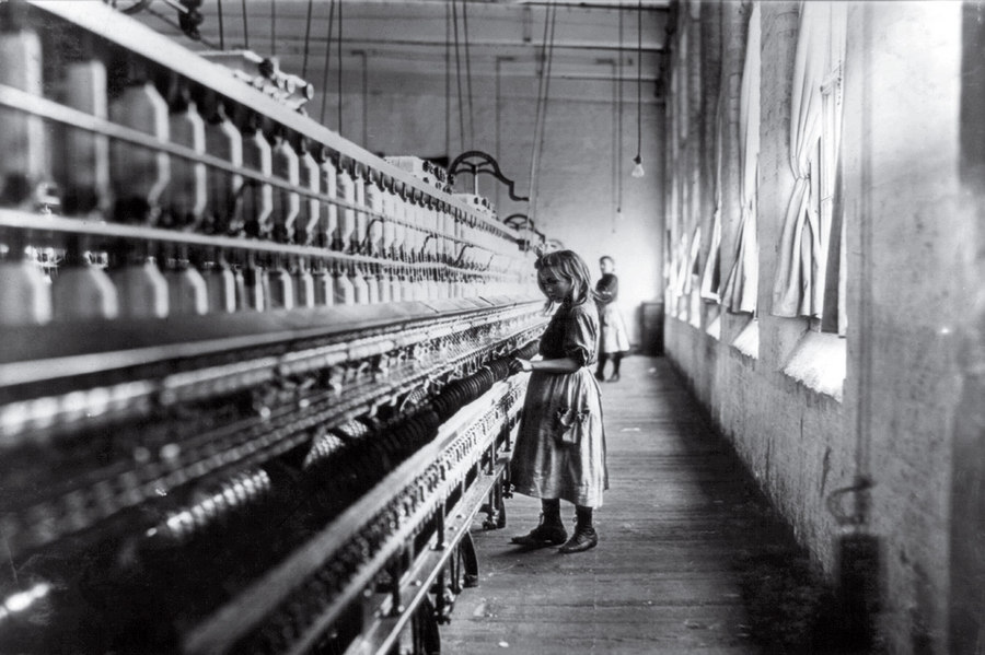 Cotton Mill Girl Lewis Hine 1908