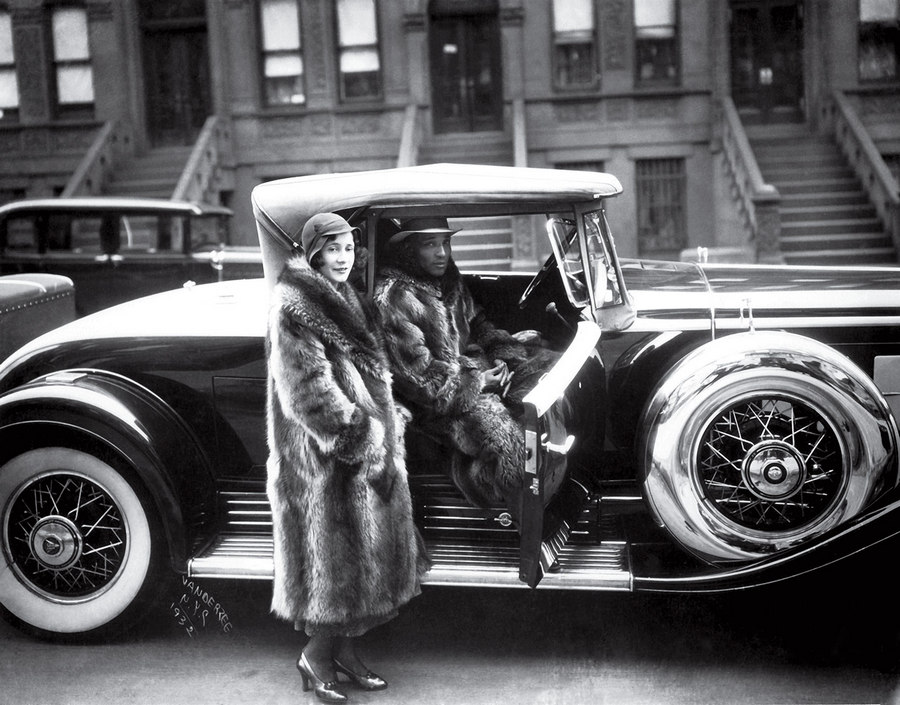 Couple in Raccoon Coats James VanDerZee 1932