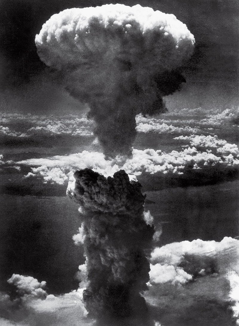 Mushroom Cloud Over Nagasaki Lieutenant Charles Levy 1945