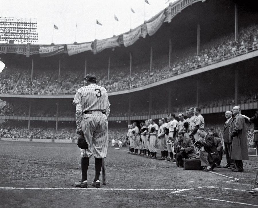 The Babe Bows Out Nat Fein 1948
