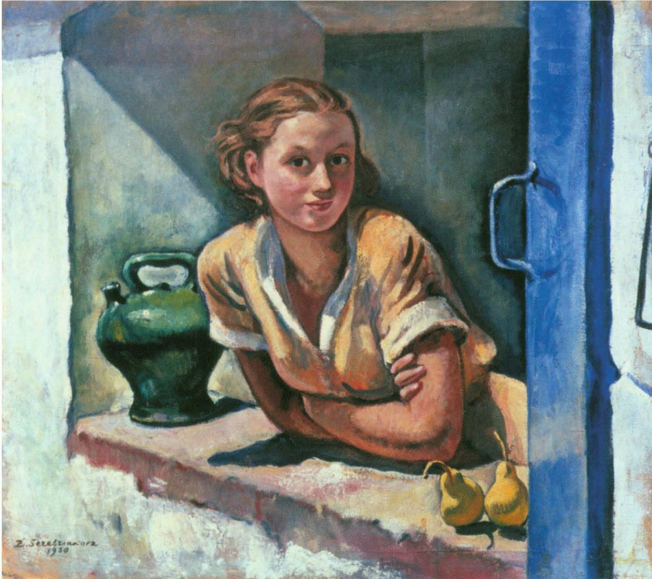 Катя на террасе. 1930