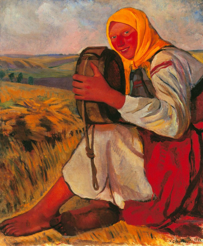 Крестьянка с квасником. 1914