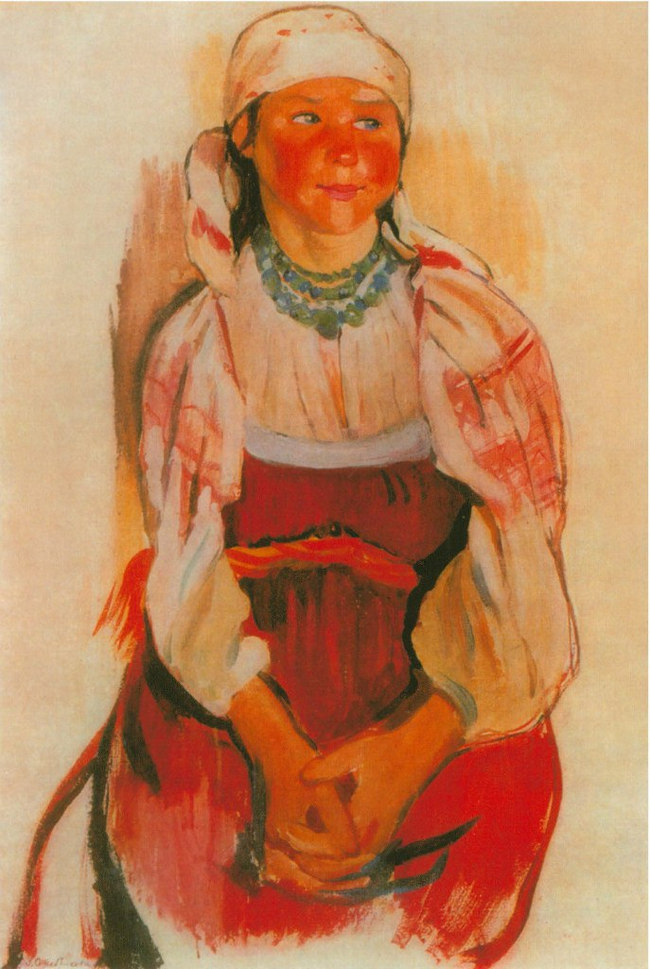 Молодуха Мария Жегулина. 1909