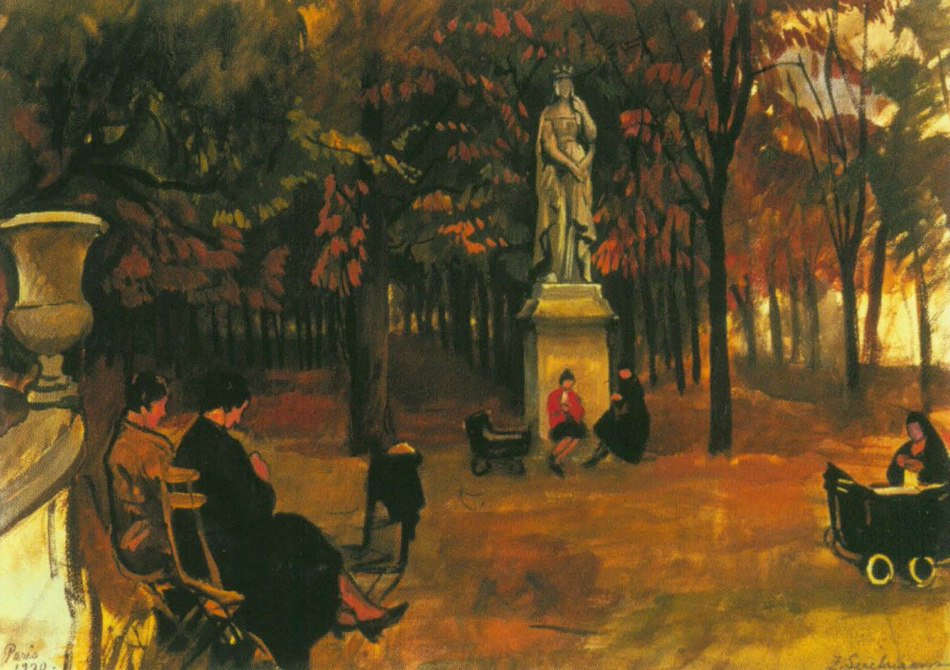 Париж. Люксембургский сад. 1930
