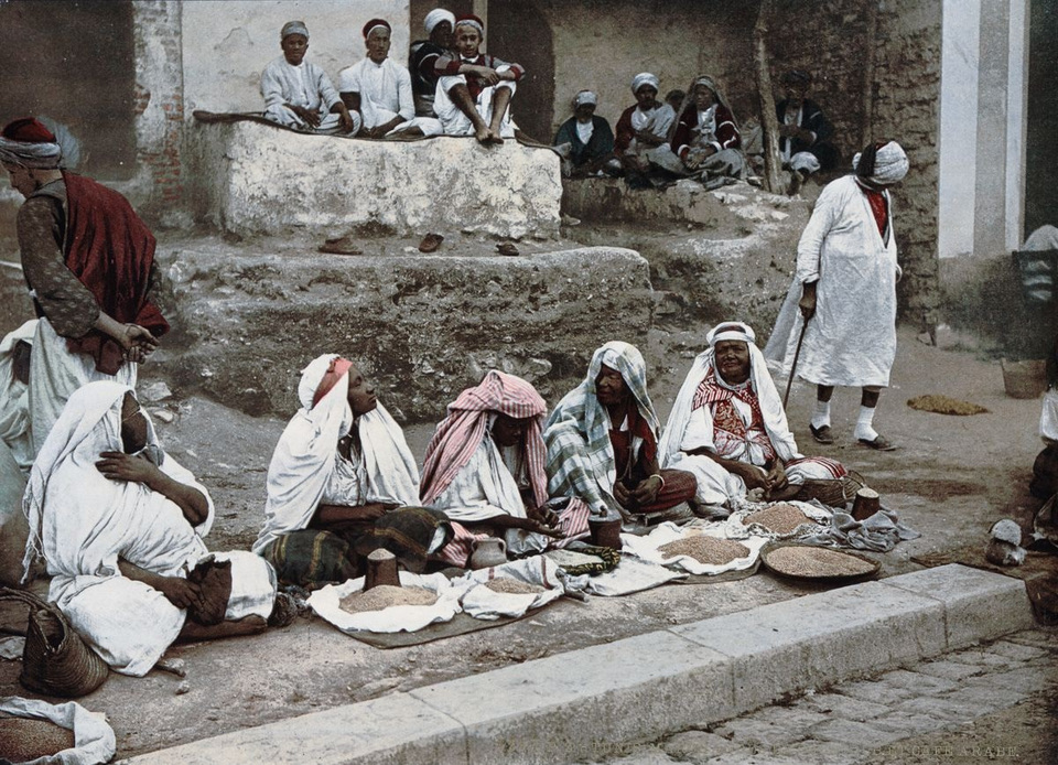 Couscous sellers Tunis